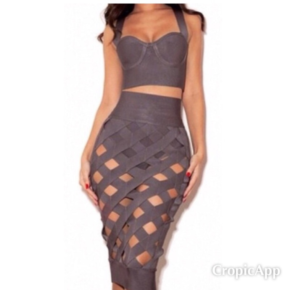 Gray 3 piece bandage set